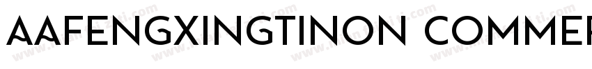 AaFengxingtiNon CommercialUse字体转换